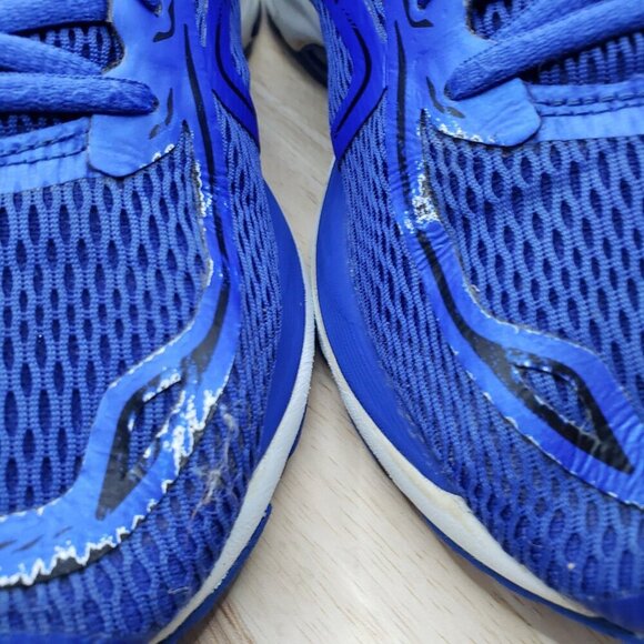 Asics Blue and Black Athletic Shoes - Picture 6 of 8